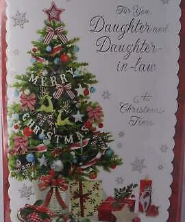 For You Daughter and Daughter in Law (Christmas Greeting C