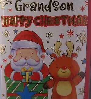 For a Special Grandson (Christmas Greeting Card)