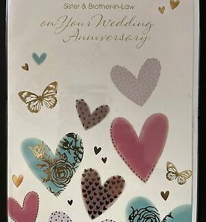 Sister & Brother-in-Law on Your Anniversary (Greeting Card)