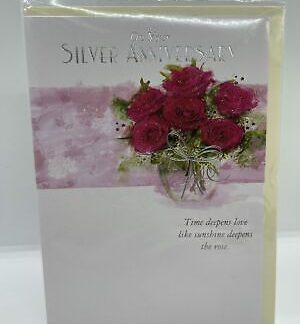 On Your Silver Anniversary (Greeting / Anniversary Card)