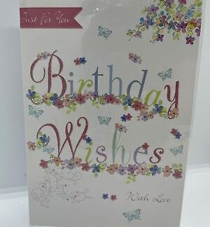 Just for You Birthday Wishes with Love (Greeting / Birthday Card)