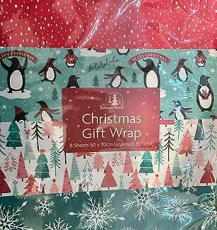 Christmas Wrapping Gift Wrap 16 Sheets 50cm x 70cm