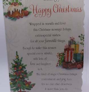 Wishing you a Happy Christmas (Greeting Card)